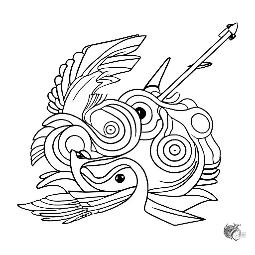 Ornithology with a quetzal tattoo design idea