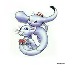 Mewtwo and Mew tattoo design idea