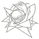 dragon ball the 4 star ball tattoo design idea