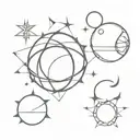 dragon ball the 4 star ball tattoo design idea