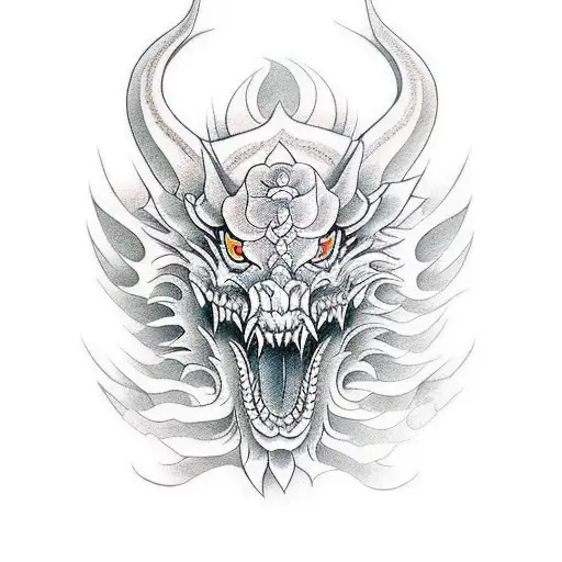 tattoo dragão oriental  tattoo design idea