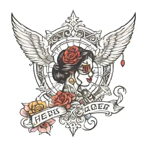 we are all heroes tattoo design idea