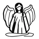 angel grief  tattoo design idea