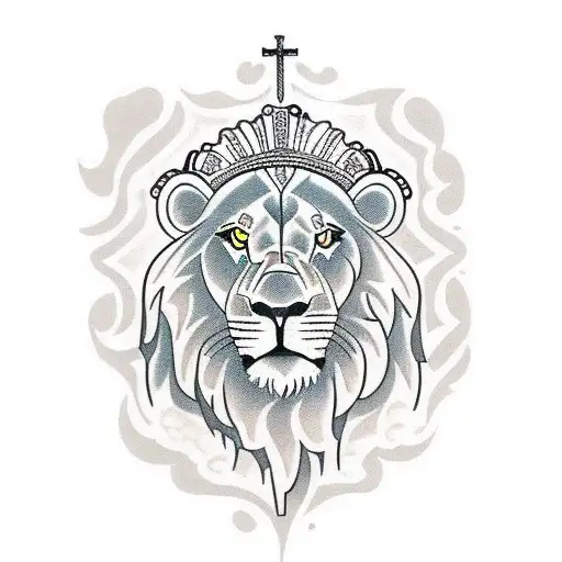 Lion, Jesus tattoo design idea