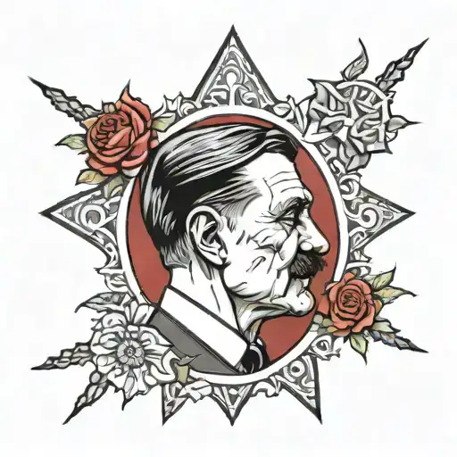 Adolf Hitler tattoo design idea