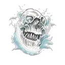 Even though I walk through the valley of the shadow of death, I will fear no evil, for you are with me; your rod and you tattoo design idea