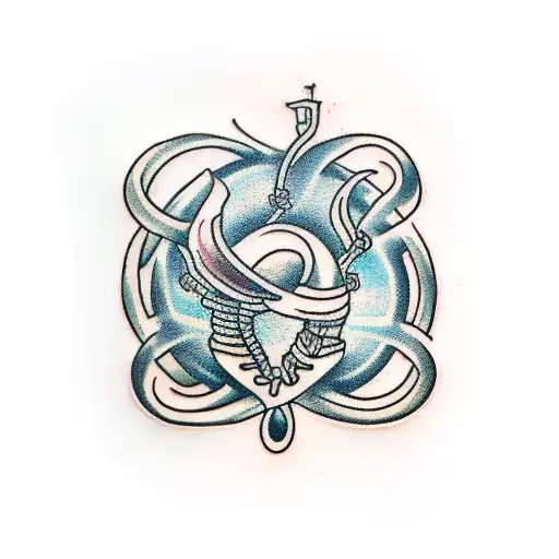 uterus tattoo design idea