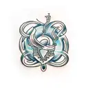 uterus tattoo design idea