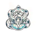 uterus tattoo design idea