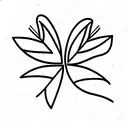 Four leaf clover and evergreen tree tattoo design idea