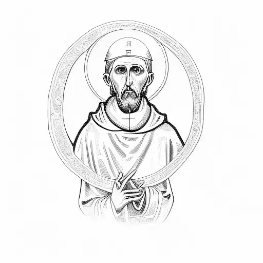 st francis of assisi tattoo design idea