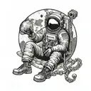 Kid Cudi Man on the Moon tattoo design idea
