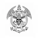 Marine Corps tattoo design idea