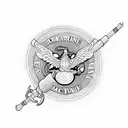 Marine Corps tattoo design idea