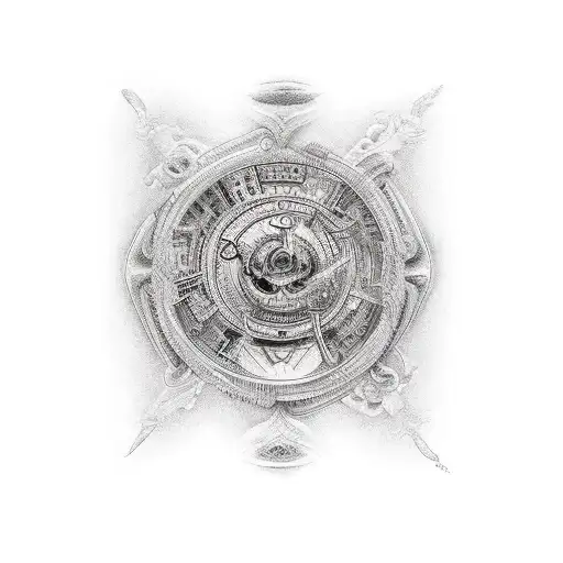 romans tattoo design idea