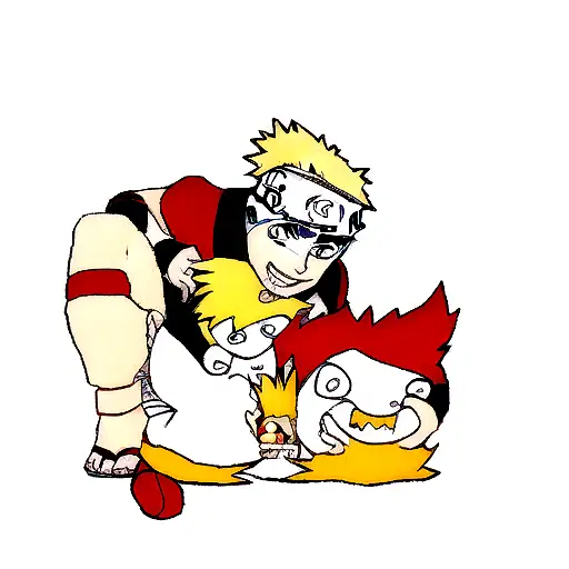 Naruto and ichigo tattoo design idea
