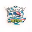House Music tattoo design idea