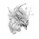 seperate swings tattoo design idea