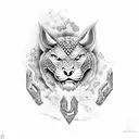 pantera mexicana tattoo design idea