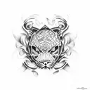 pantera mexicana tattoo design idea