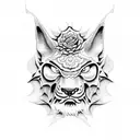 pantera mexicana tattoo design idea