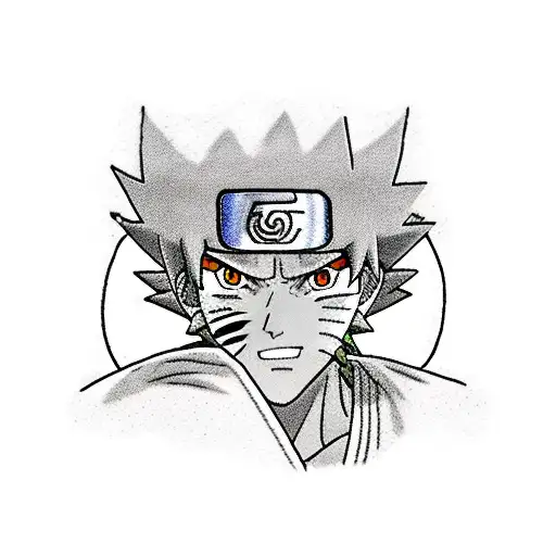 sage of the six paths neckless naruto tattoo design idea