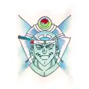sage of the six paths neckless tattoo design idea