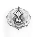 SHIP'S RUDDER tattoo design idea