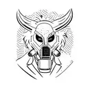 Hotline miami tony tattoo design idea