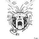 Hotline miami tony tattoo design idea