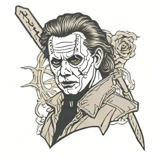 Michael Myers  tattoo design idea