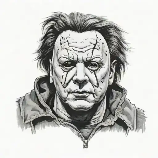 Michael Myers  tattoo design idea
