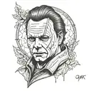 Michael Myers  tattoo design idea