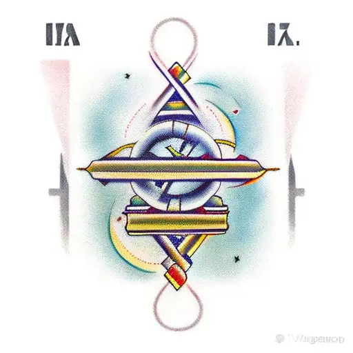 starts as DNA, then it starts to change to Ukrainian vyshyvanka and falls into pieces tattoo design idea