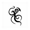 Dragonic Script tattoo design idea