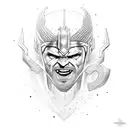 martillo thor tattoo design idea