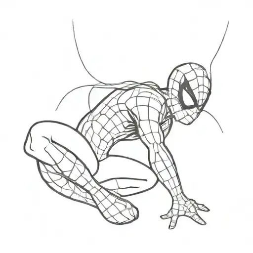 LR 0:53 with an Spiderman tattoo design idea