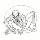 LR 0:53 with an Spiderman tattoo design idea