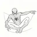 LR 0:53 with an Spiderman tattoo design idea