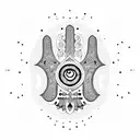 Hamsa Symbol tattoo design idea