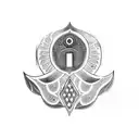 Hamsa Symbol tattoo design idea