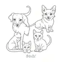 pets I've owned tattoo design idea