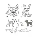 pets I've owned tattoo design idea