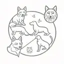pets I've owned tattoo design idea