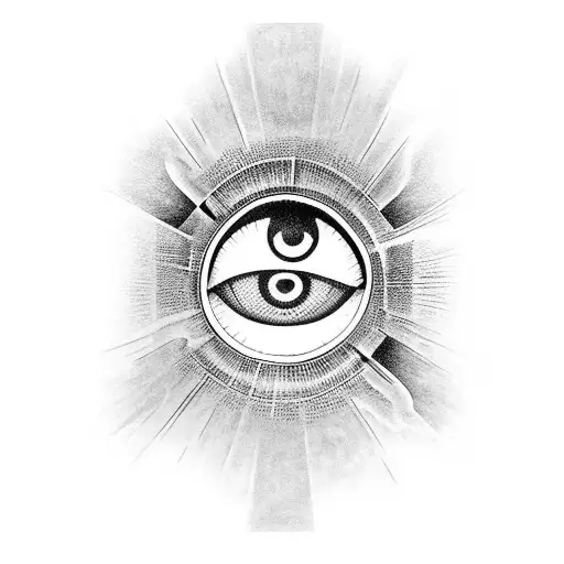 Evil Eye tattoo design idea