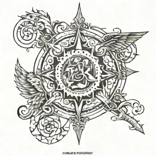 the numbers 481 with the meanings of them below tattoo design idea