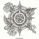 the numbers 481 with the meanings of them below tattoo design idea