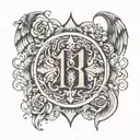 the numbers 481 with the meanings of them below tattoo design idea