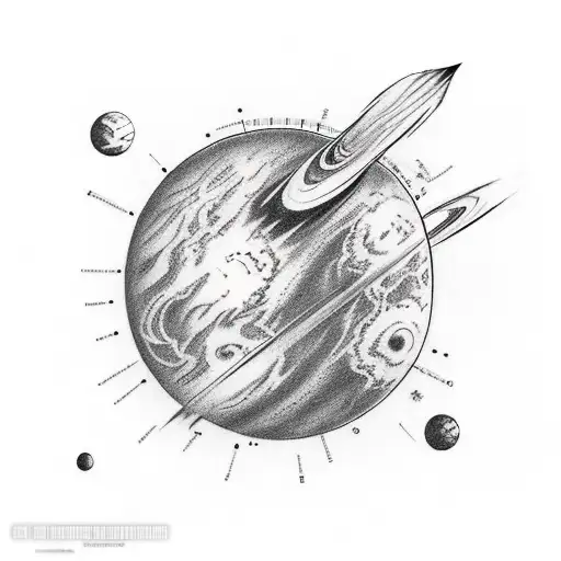 fore arm half sleves space tatoo planets like sturan jupiter uranius  and moutains aboves  tattoo design idea