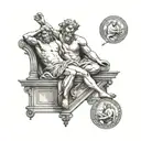 Sistine chapel tattoo design idea